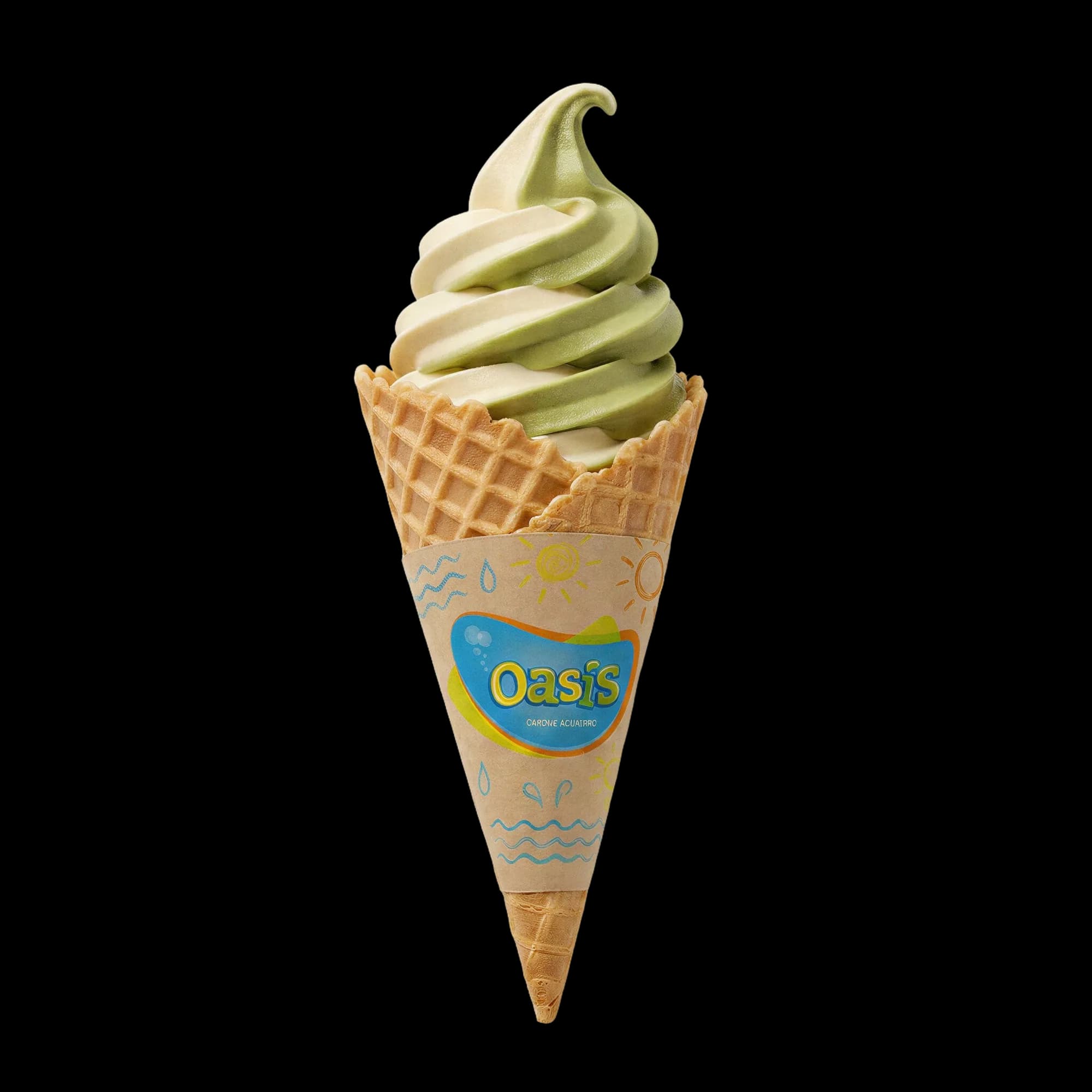 Helado soft del Parque Oasis