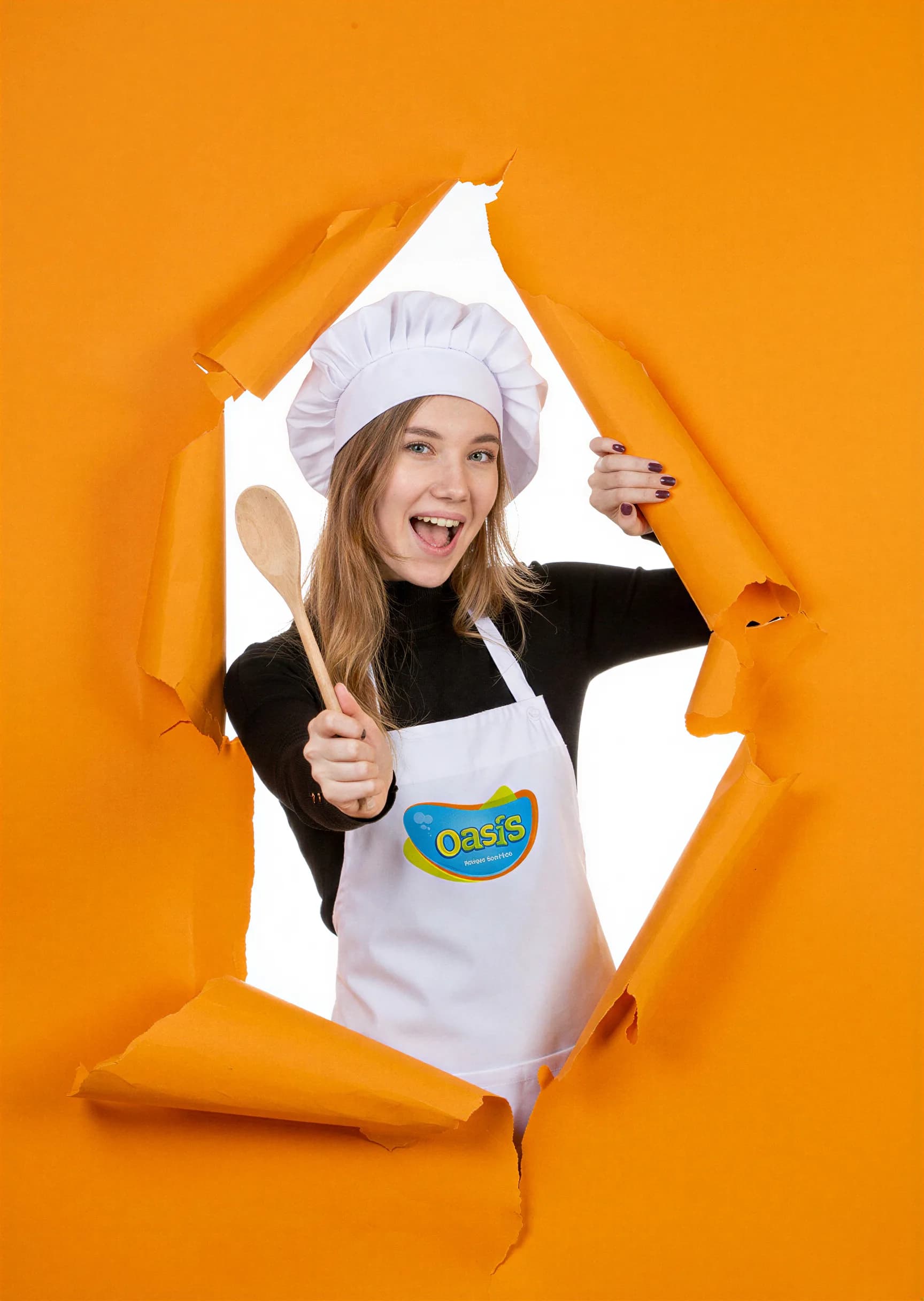 Cocinera del Restaurant del Parque Oasis